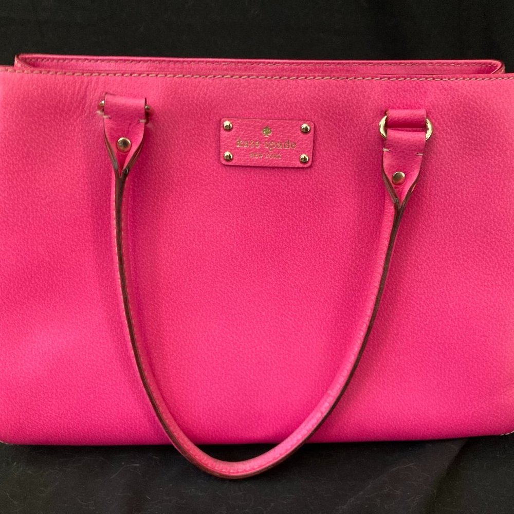 Kate Spade hand bag in hot pink!